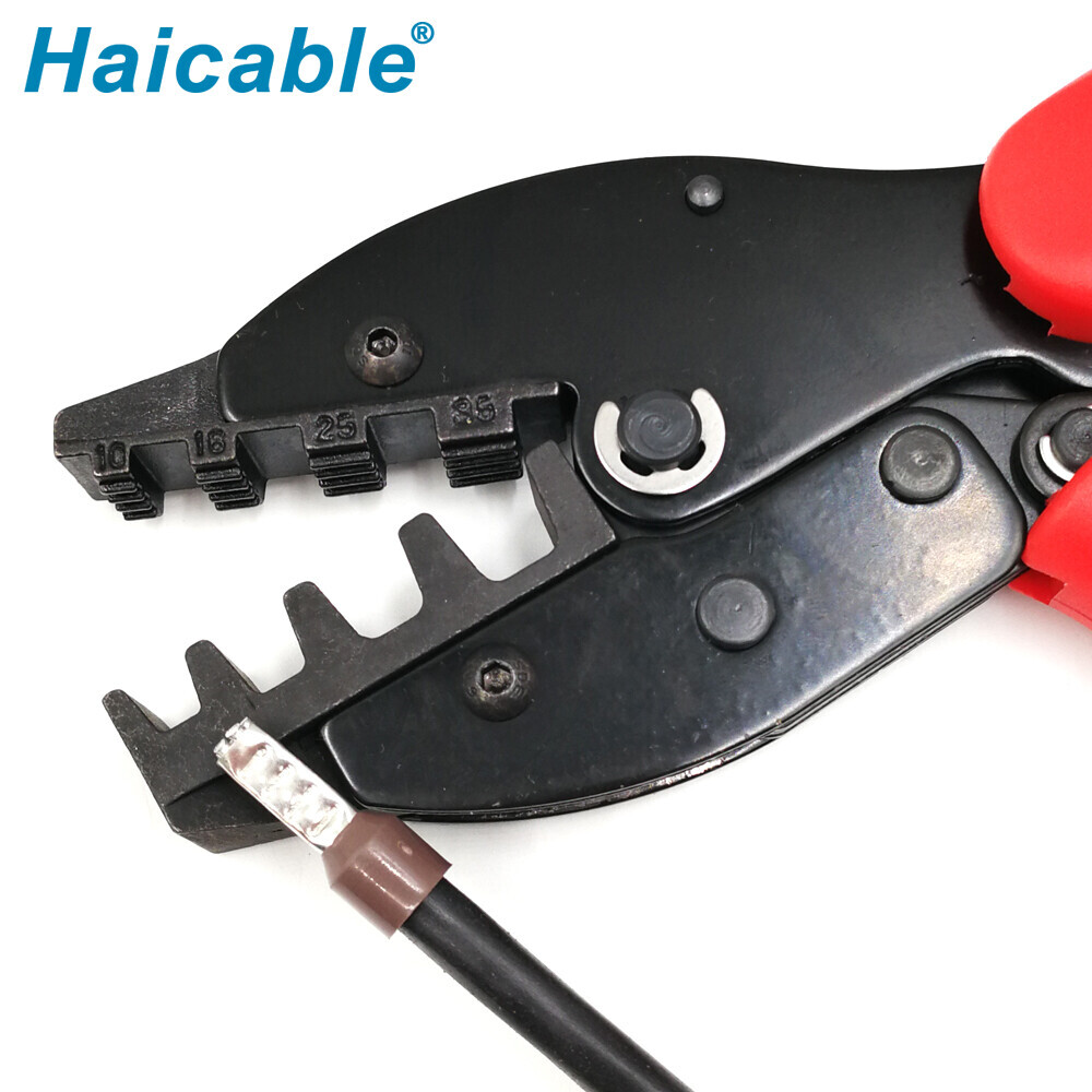 Outils de sertissage pour manchons de câble et embouts de fil LY-35WF