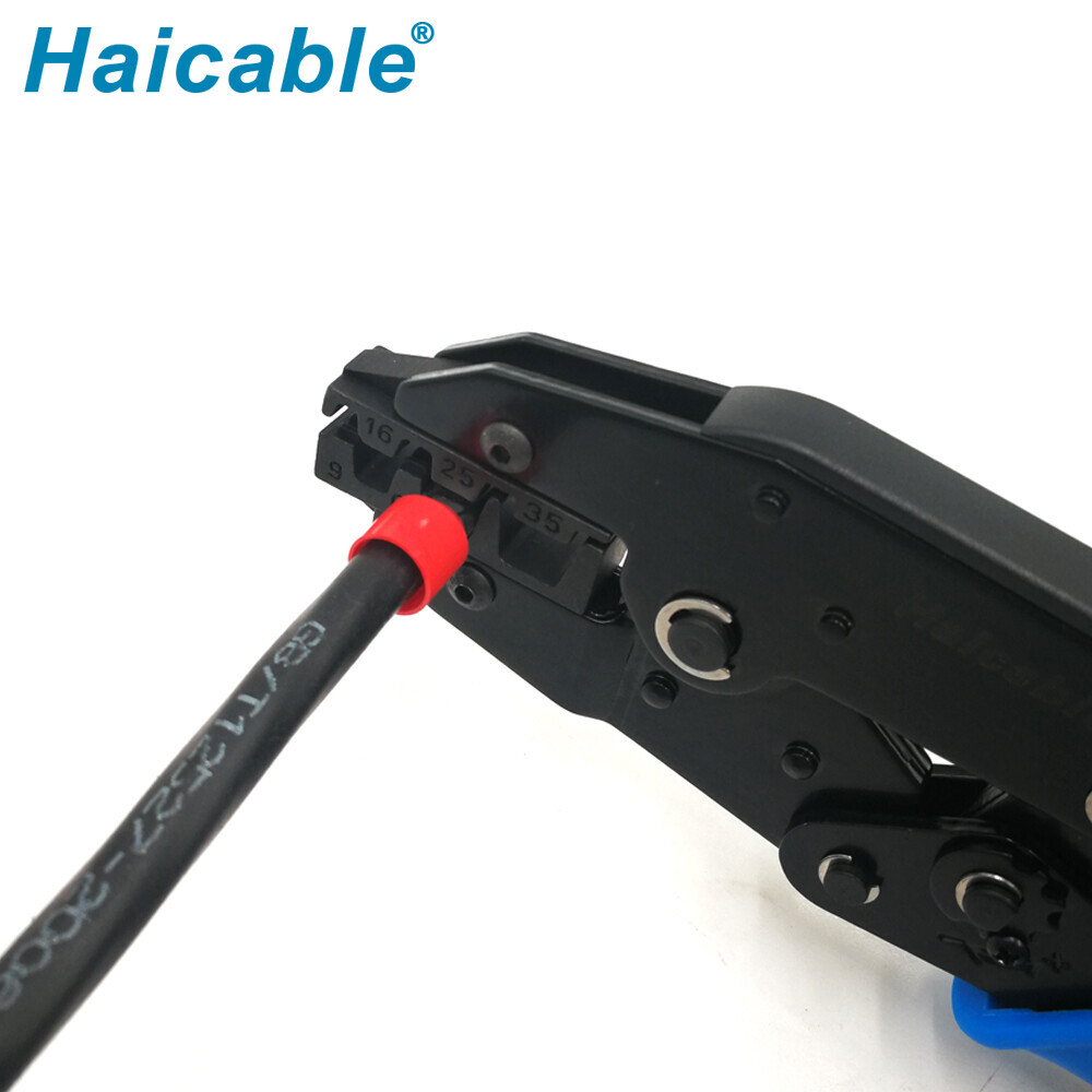 Manchon d'extrémité de cordon et outils de sertissage de viroles LX-35WF