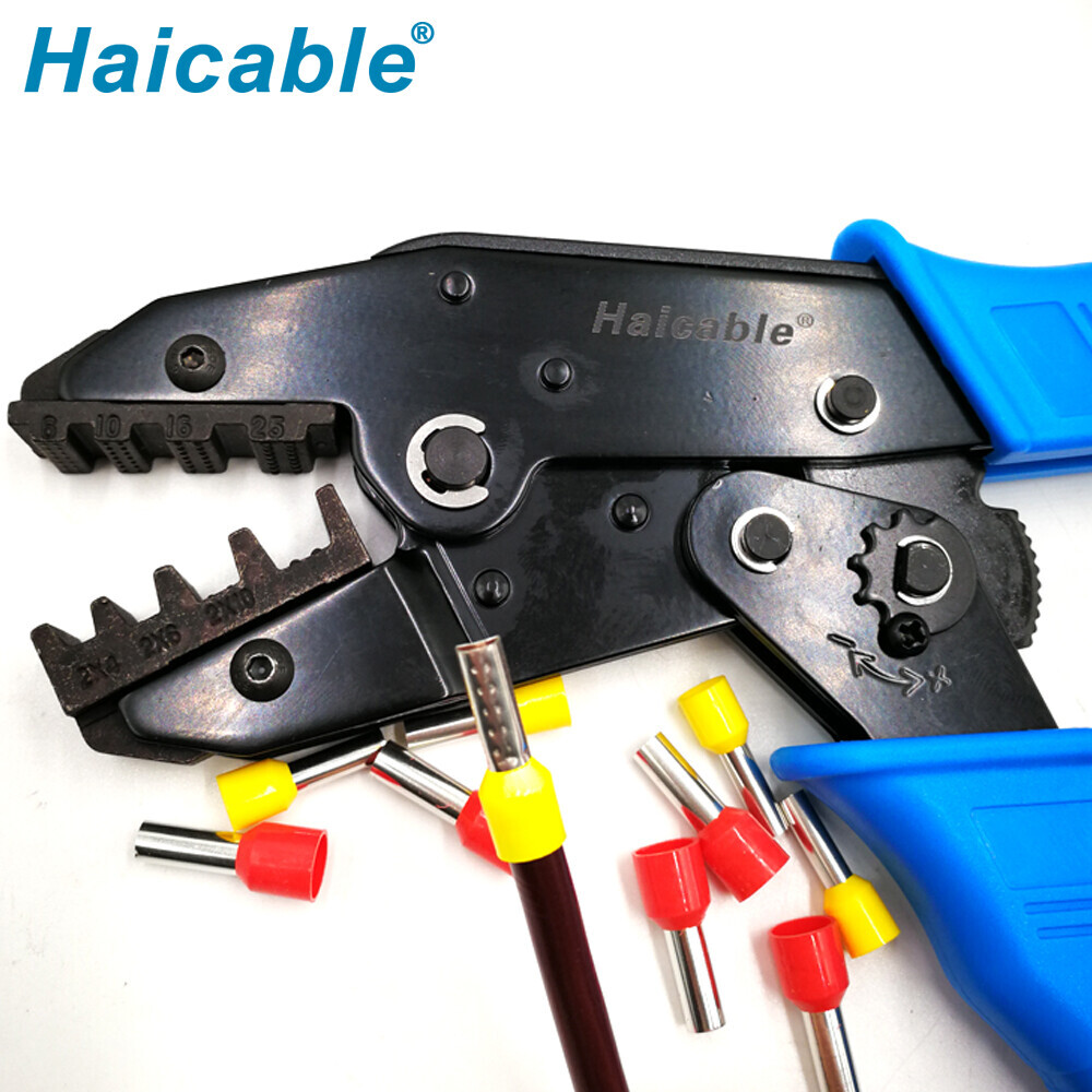 Manchon d'extrémité de cordon et outils de sertissage de viroles LX-25WF