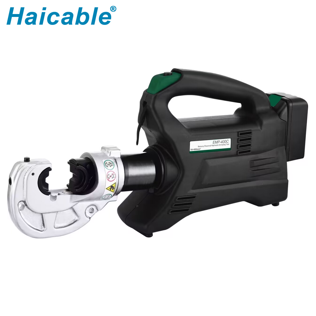 Pompe hydraulique hexagonale à batterie pour câble en cuivre EMP-400C Pompe hydraulique hexagonale à batterie pour câble en cuivre EMP-400C