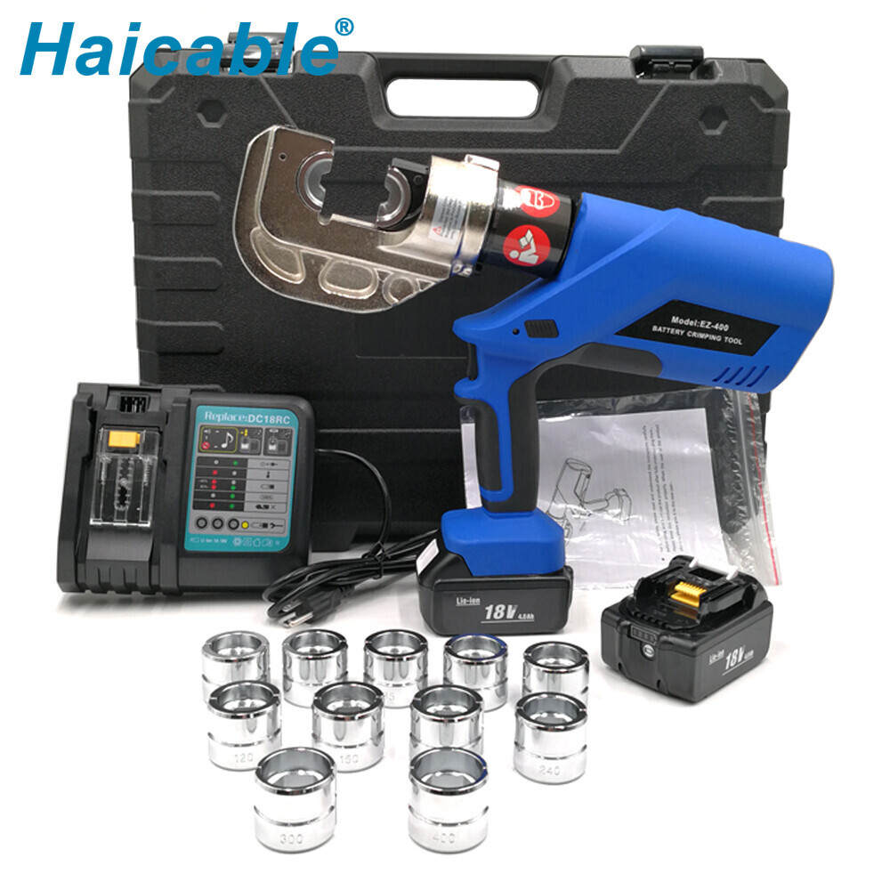Outils de sertissage de cosses de batterie 16-400mm² EZ-400