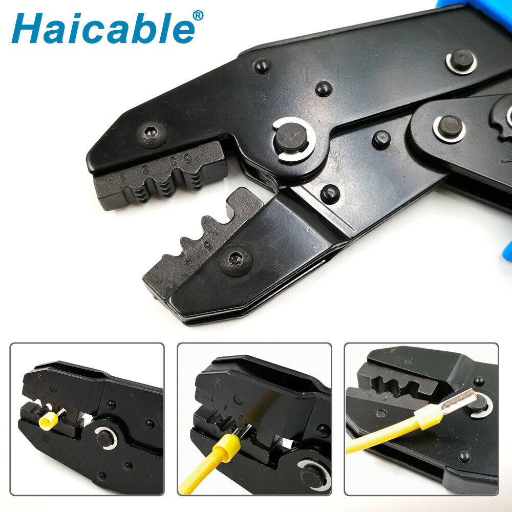 Manchon de câble et outil de sertissage de bornes de fil LX-04WFL