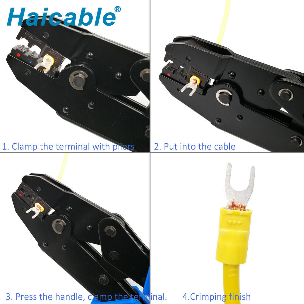 Bornes isolées et outils de sertissage de connecteurs LX-30J