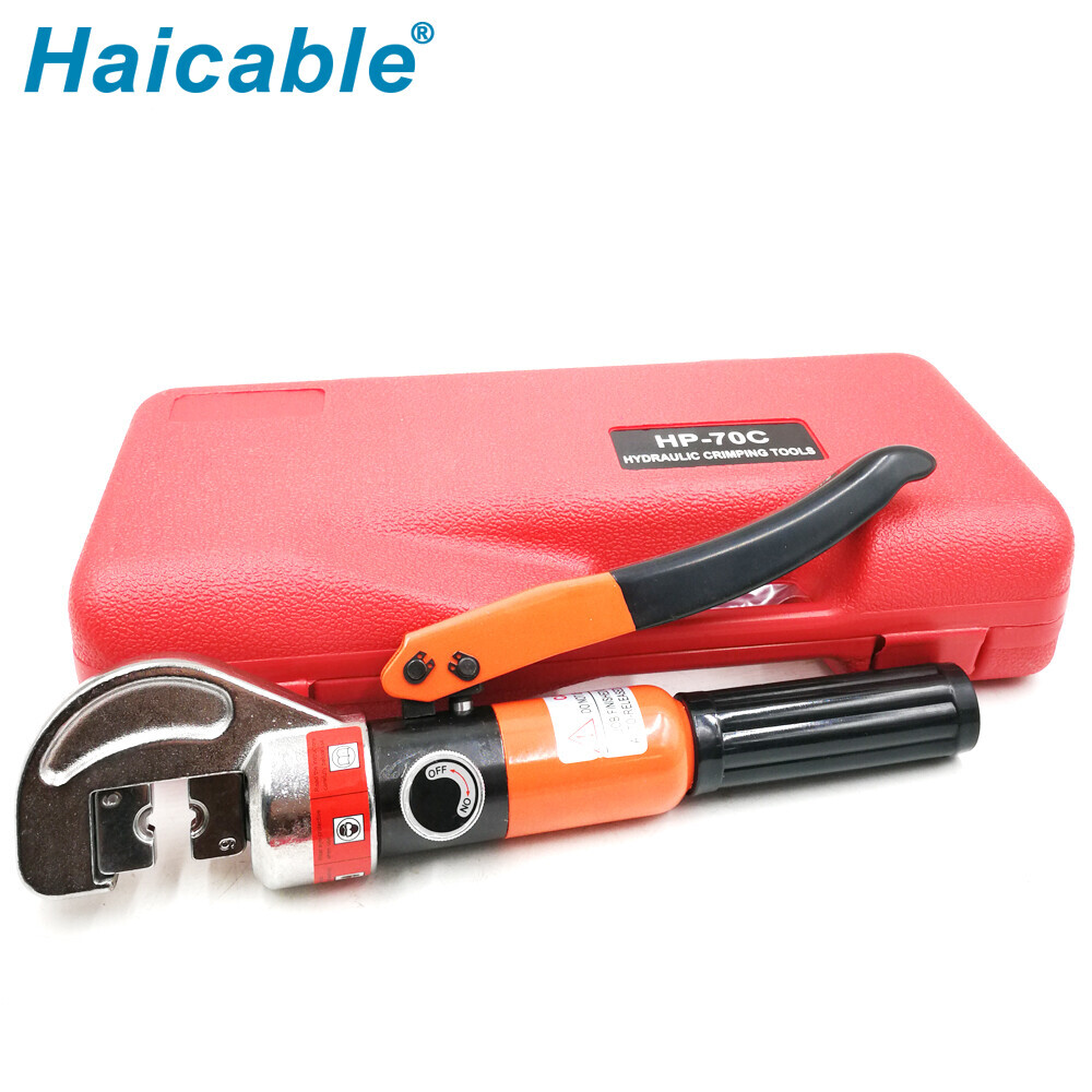Outil de sertissage hydraulique pour connecteurs de câble 4-70mm² HP-70C Outil de sertissage hydraulique pour connecteurs de câble 4-70mm² HP-70C