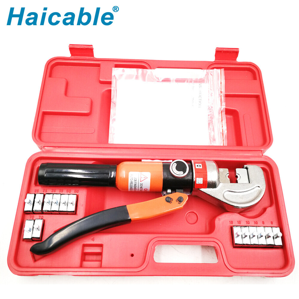 Outil de sertissage hydraulique pour connecteurs de câble 4-70mm² HP-70C