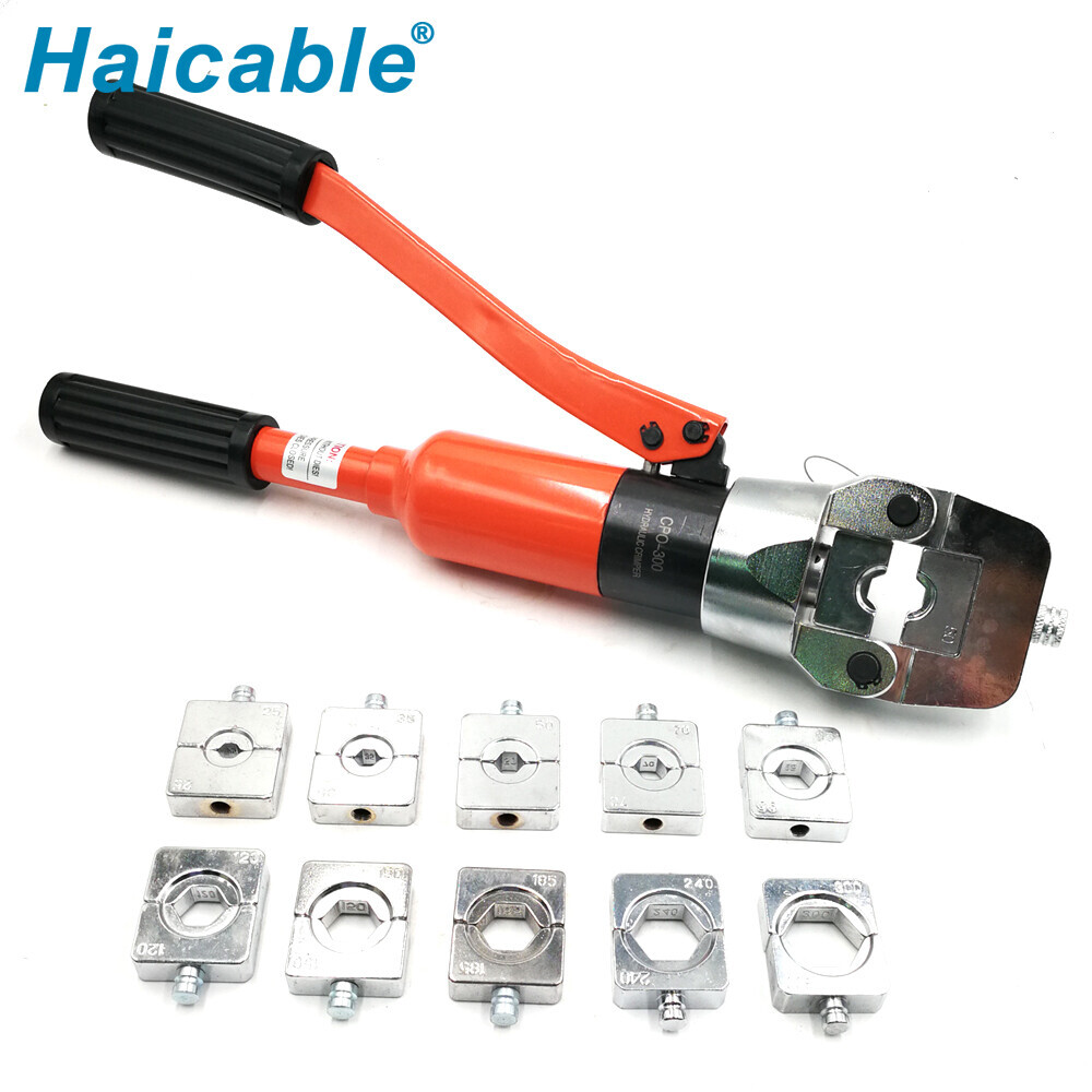 Pince à sertir à tête verrouillée par boulon 16-300mm² CPO-300