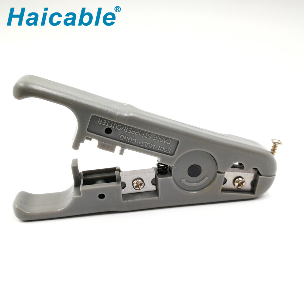 Dénudeuse et coupeuse coaxiale multifonction UTP/STP HT-S501A