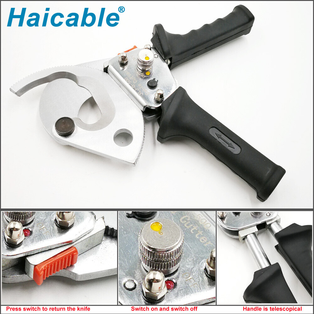 Coupe-câble cuivre/aluminium D500 pour câbles jusqu'à Ø40 mm