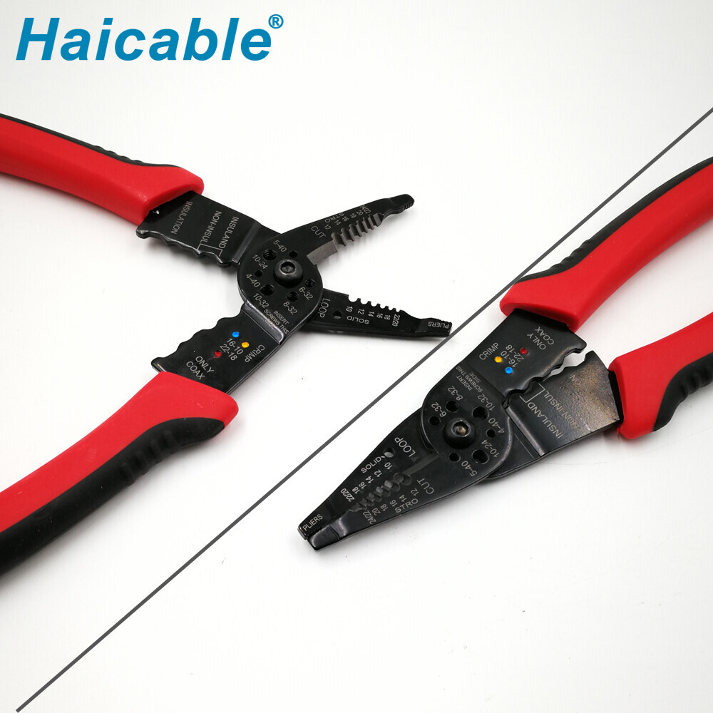 Multi-fonction Max 6mm² Dénuder Couper sertir HS-083