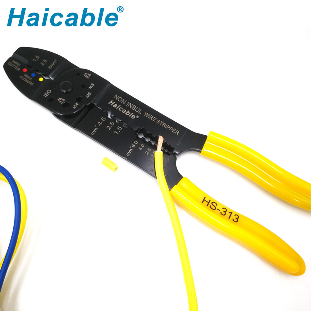 Multi-fonction Max 6mm² Dénuder et sertir HS-313