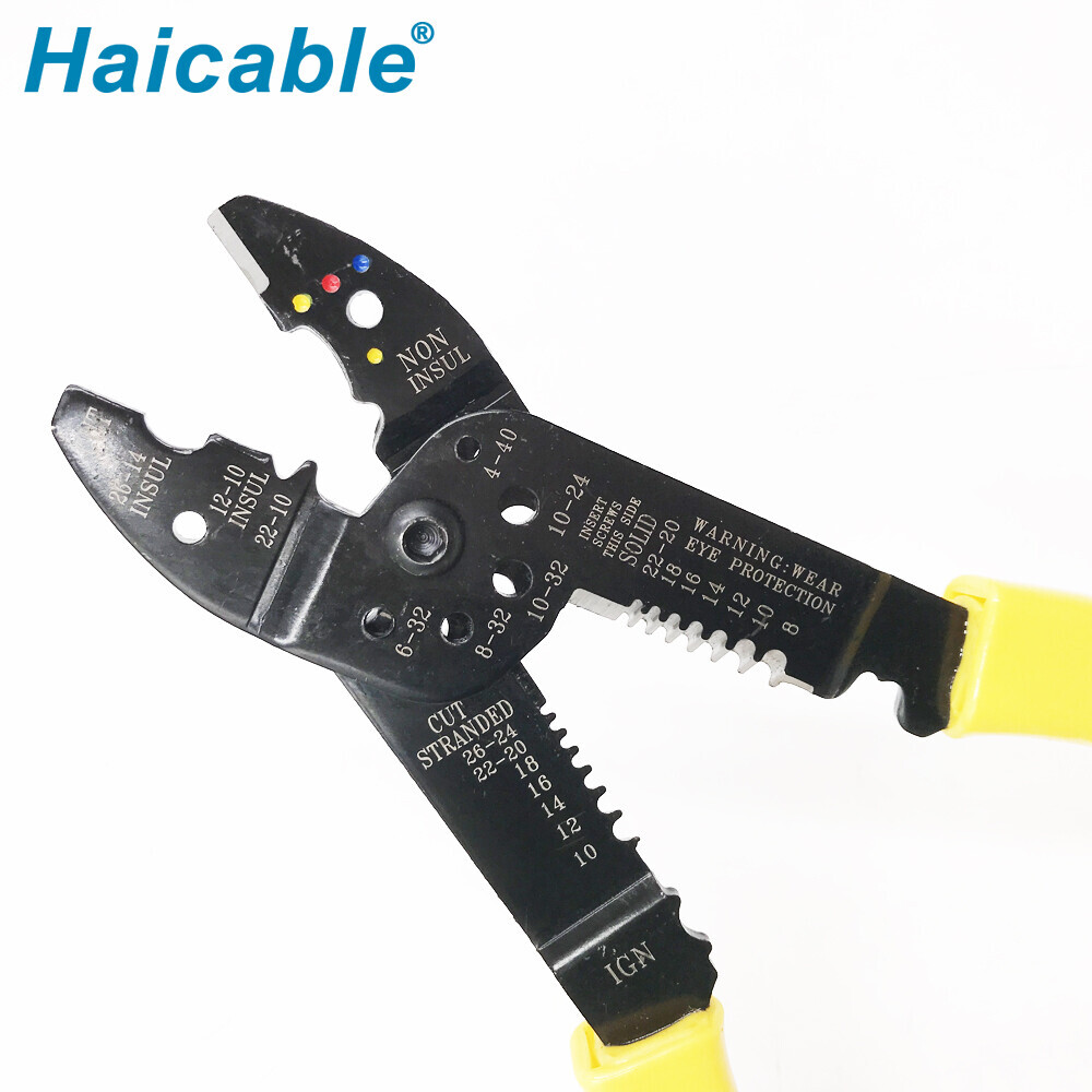 Multi-fonction Max 6mm² Dénuder Couper sertir HS-081