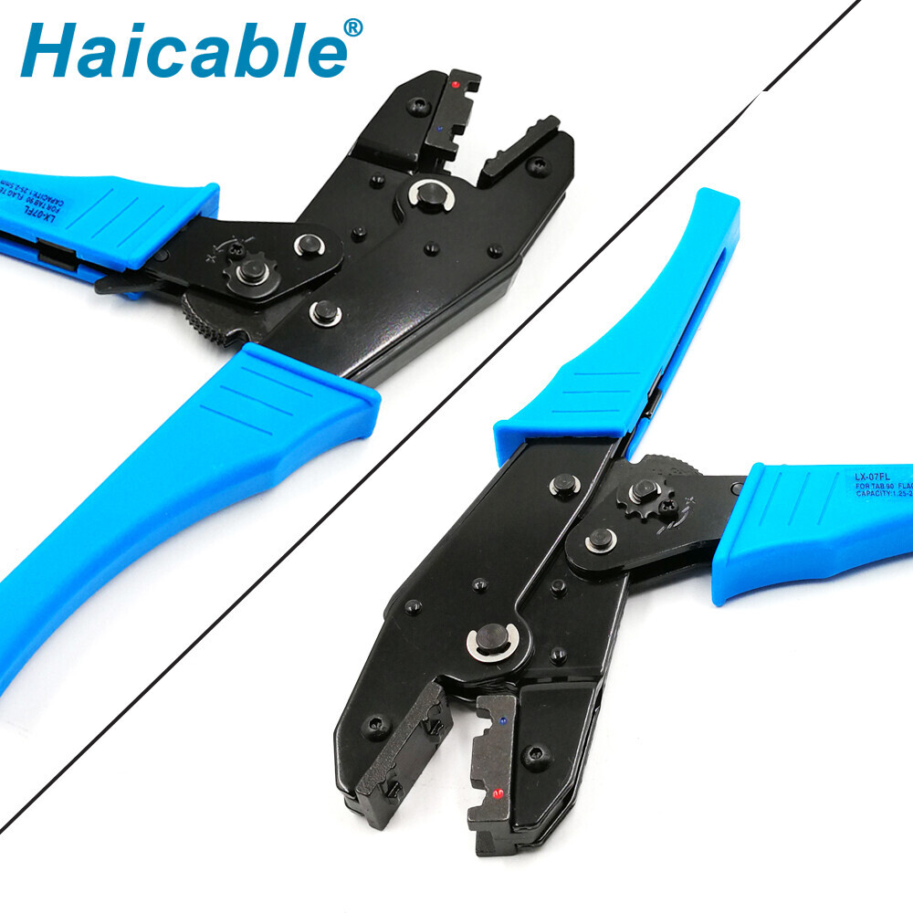 Outils de sertissage pour bornes à drapeau isolées à 90° LX-07FL