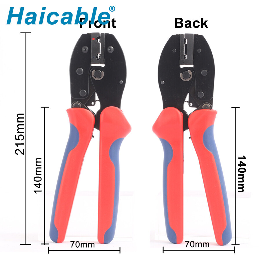 Outils de sertissage pour bornes à drapeau isolées à 90° LY-07FL