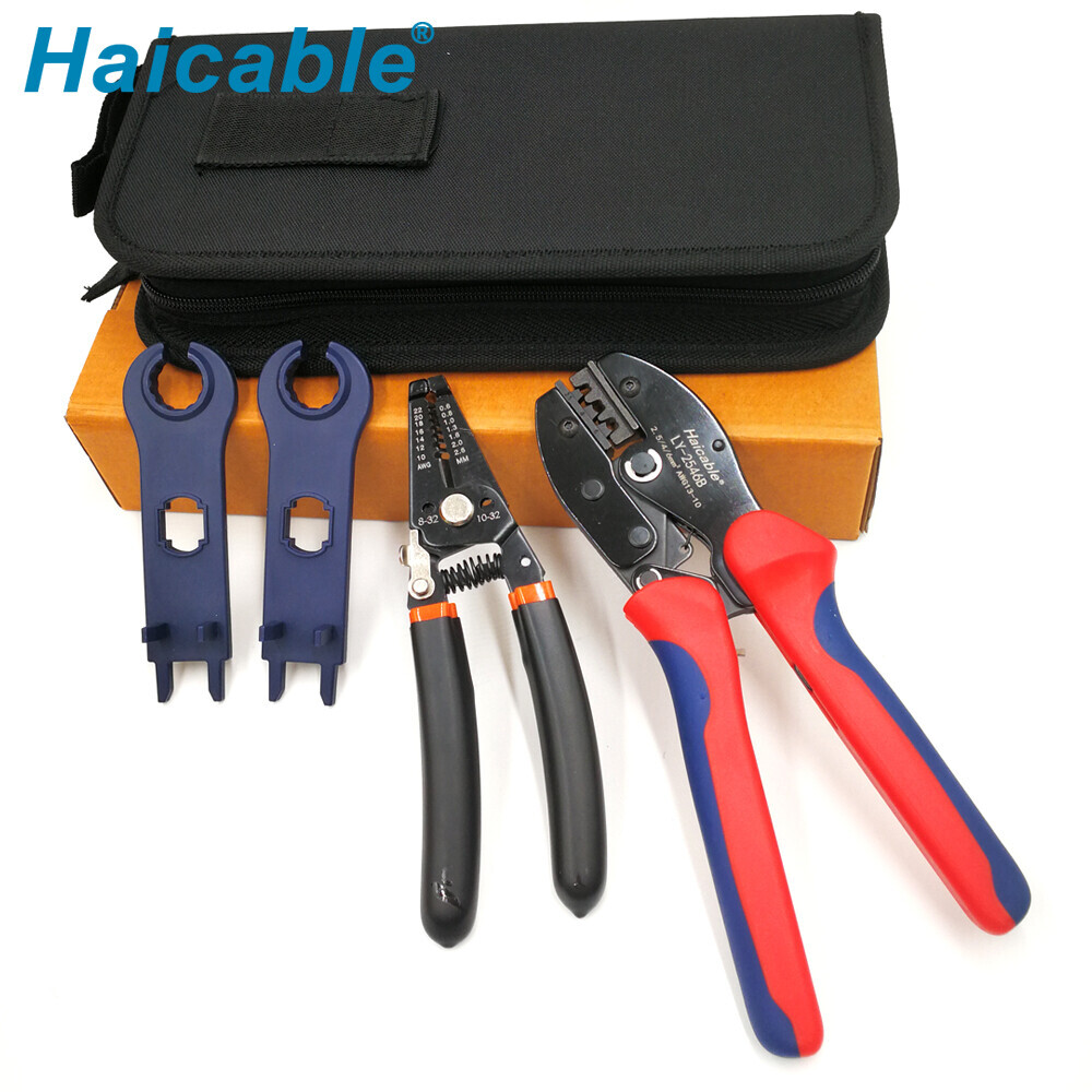 Jeux d'outils de sertissage solaire PV MC4 2.5 4 & 6mm² LY-2546BS