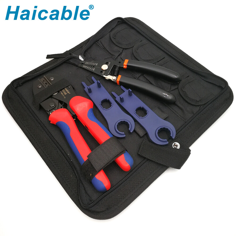 Jeux d'outils de sertissage solaire PV MC4 2.5 4 & 6mm² LY-2546BS