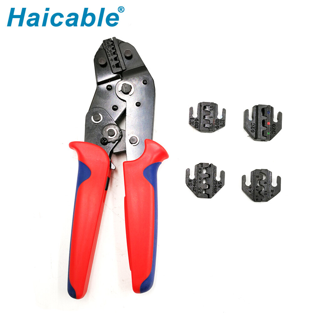 Onglet 2.8 4.8 6.3/Tube/Photovoltaïque/Bornes isolées Jeu de pinces à sertir KIT-48BSN