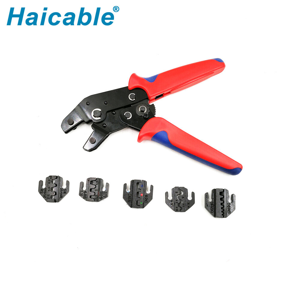 Onglet 2.8 4.8 6.3/Tube/Photovoltaïque/Bornes isolées Jeu de pinces à sertir KIT-48BSN