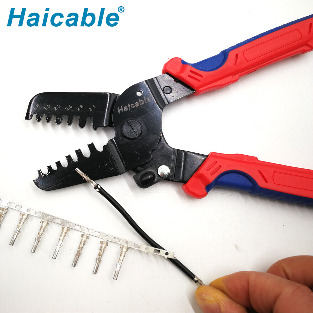 Pinces à sertir pour bornes miniatures LX-12MB/LX-20MB 0.08-0.5mm2/0.21-3.31mm2