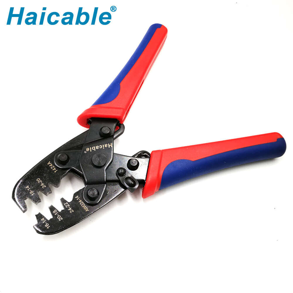 Outil de sertissage pour bornes à barillet ouvert 24-14AWG LX-124A