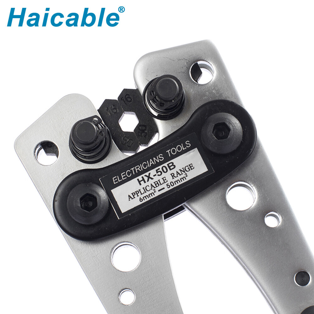 Outil de sertissage HX-50B pour connecteurs non isolés et cosses de câble