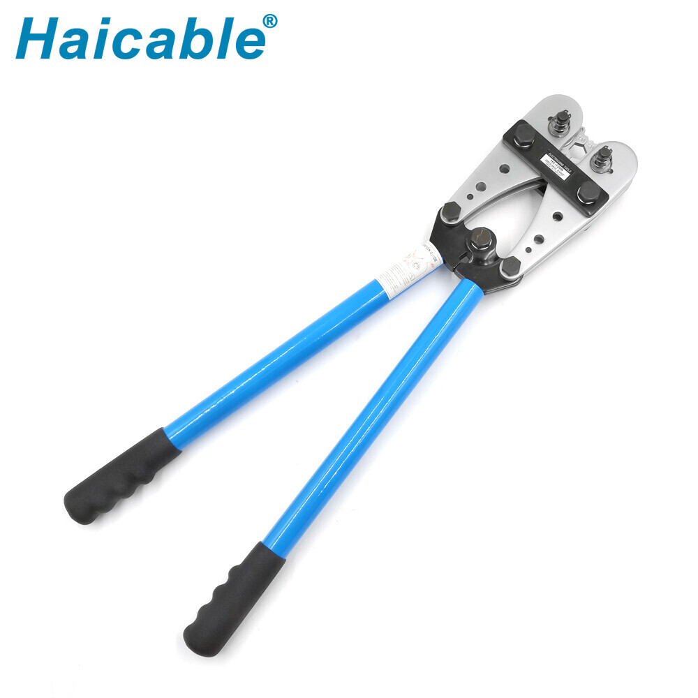 Outil de sertissage pour connecteurs non isolés ou cosses de câble HX-120B/150B/240B