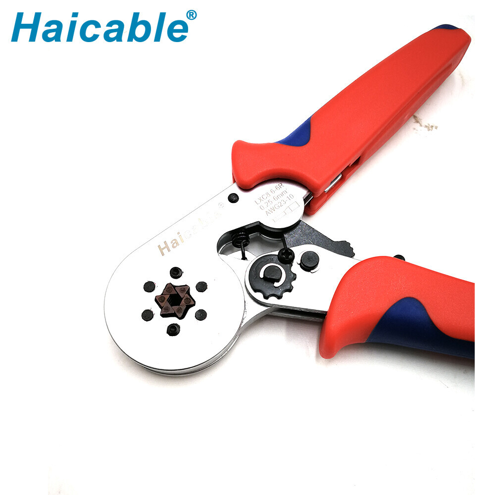 Outil de sertissage pour manchons de câble et embouts de fil LXC8 6-6/6-6R