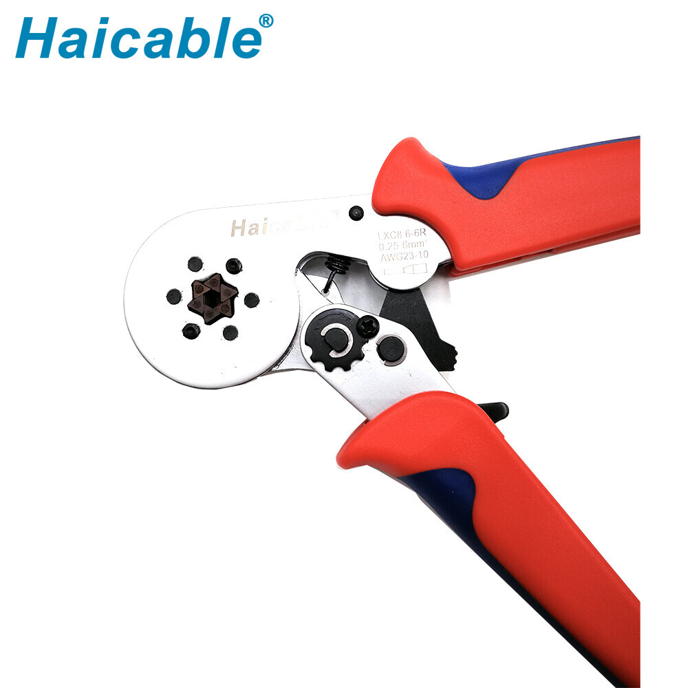 Outil de sertissage pour manchons de câble et embouts de fil LXC8 6-6/6-6R