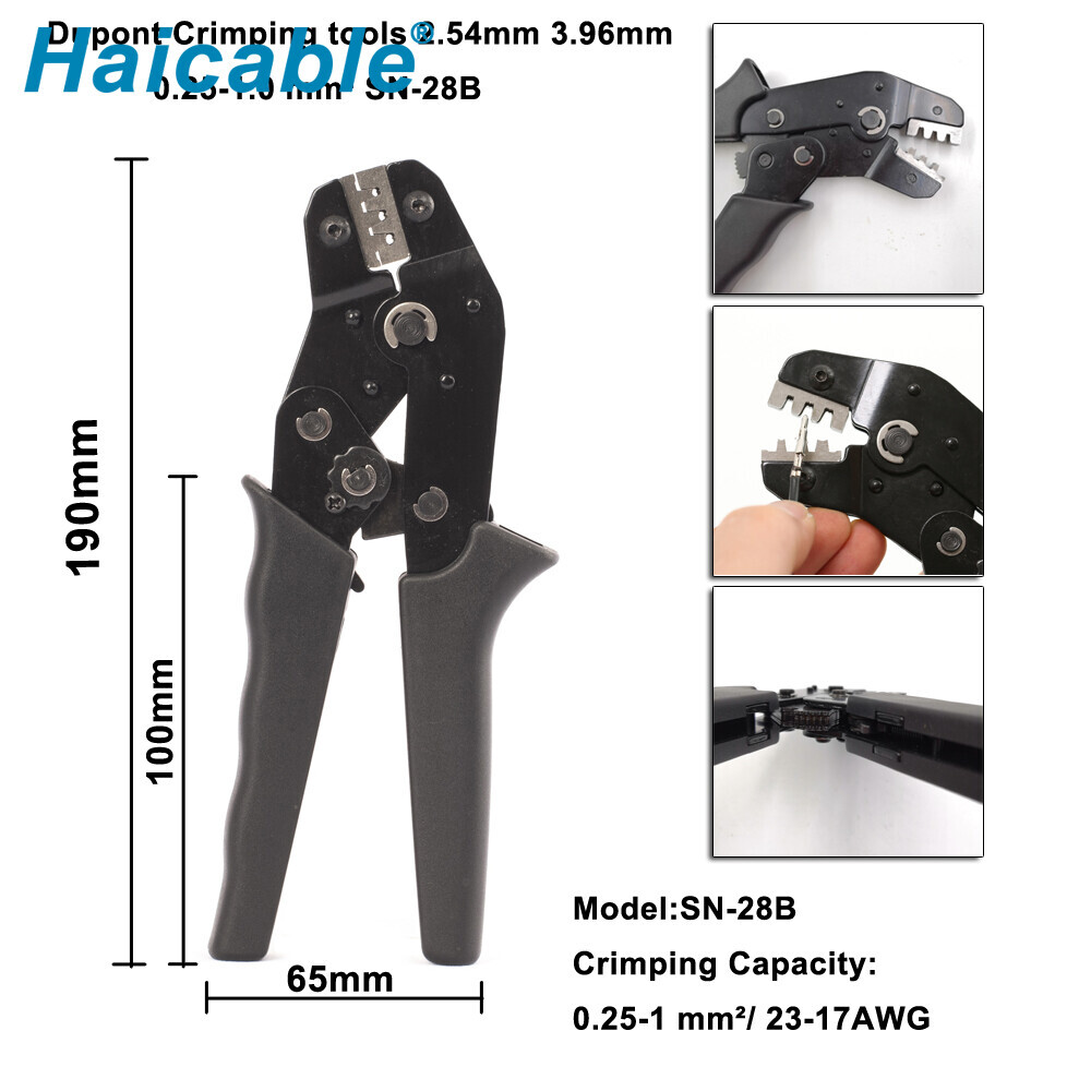 Kit d'outils de sertissage pour connecteurs Pin 2.54 KIT-460-28B