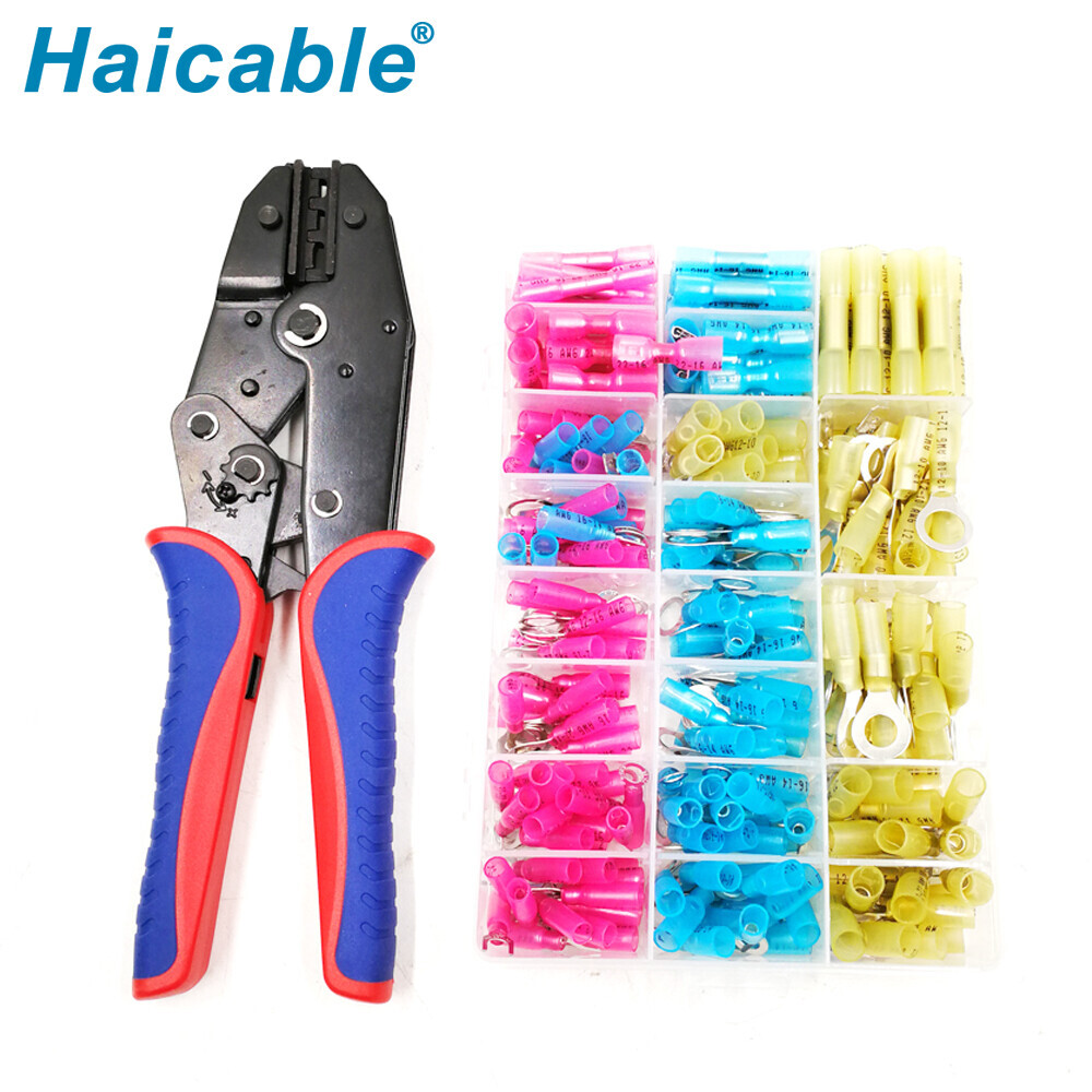 Ensembles d'outils de sertissage pour bornes thermorétractables KIT-125