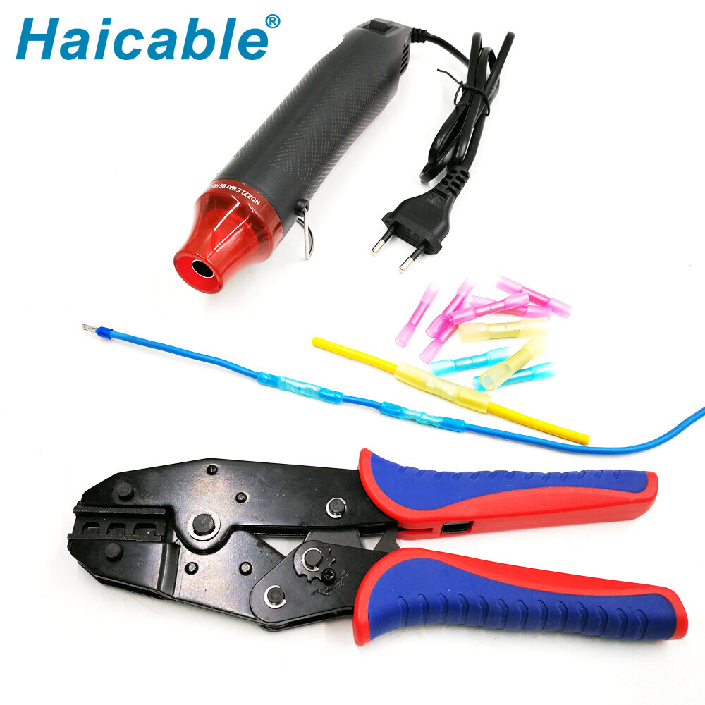 Ensembles d'outils de sertissage pour embouts thermorétractables KIT-125H