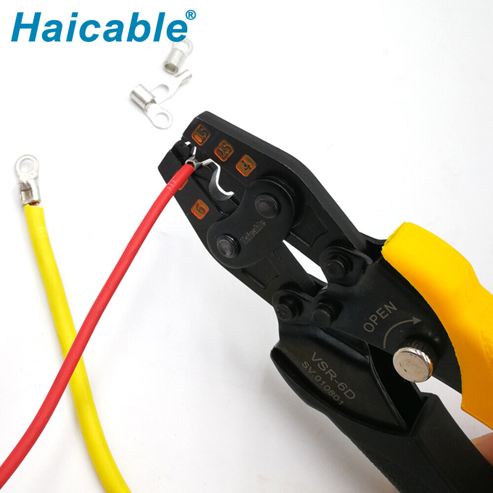 Pince à sertir pour cosses non isolées Max 6mm² VSR-6D