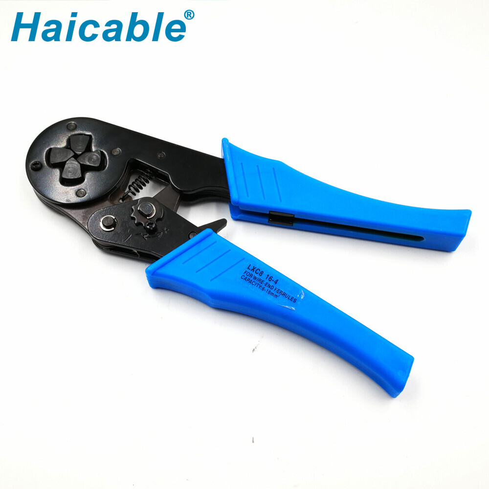 Manchon de terminaison de cordon et pince à sertir les embouts de fil LXC8 16-4 Manchon de terminaison de cordon et pince à sertir les embouts de fil LXC8 16-4