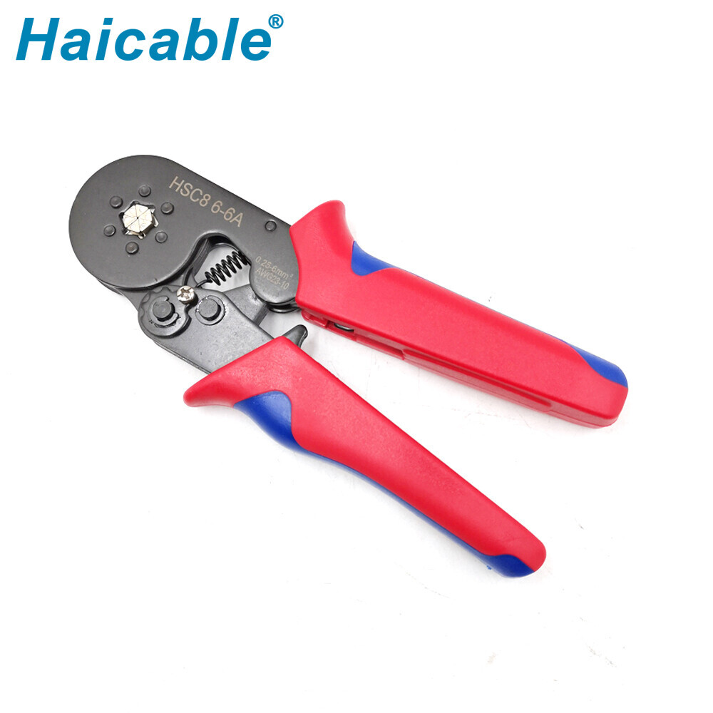 Outils de sertissage pour manchons de câble et embouts de fil HSC8 6-6A Outils de sertissage pour manchons de câble et embouts de fil HSC8 6-6A