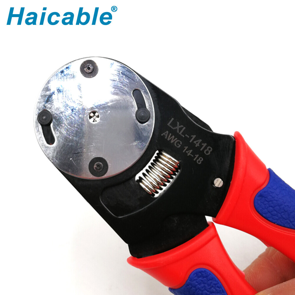 Outils de sertissage Deutsch et Amphenol pour bornes à barillet fermé LXL-1418