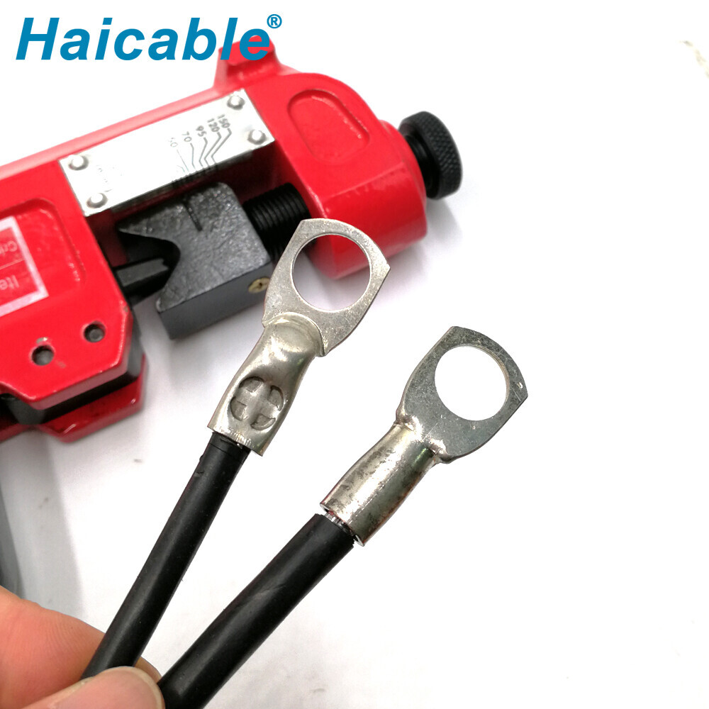 Douilles de câble tubulaires et outil de sertissage de connecteur KH-150/230