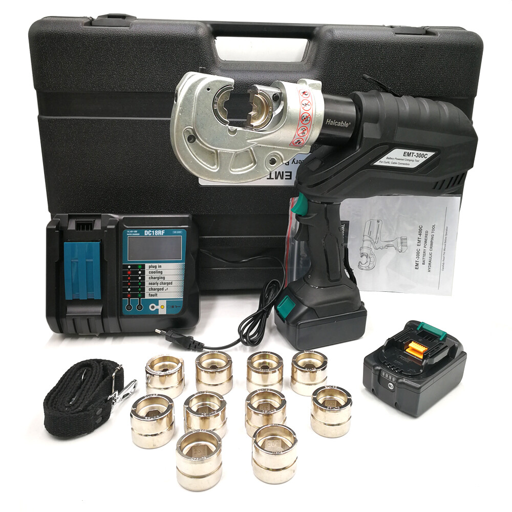 Pince à sertir sans fil à batterie 12T HCB-300