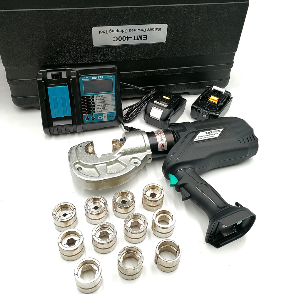 Pince à sertir sans fil à batterie 13T HCB-400