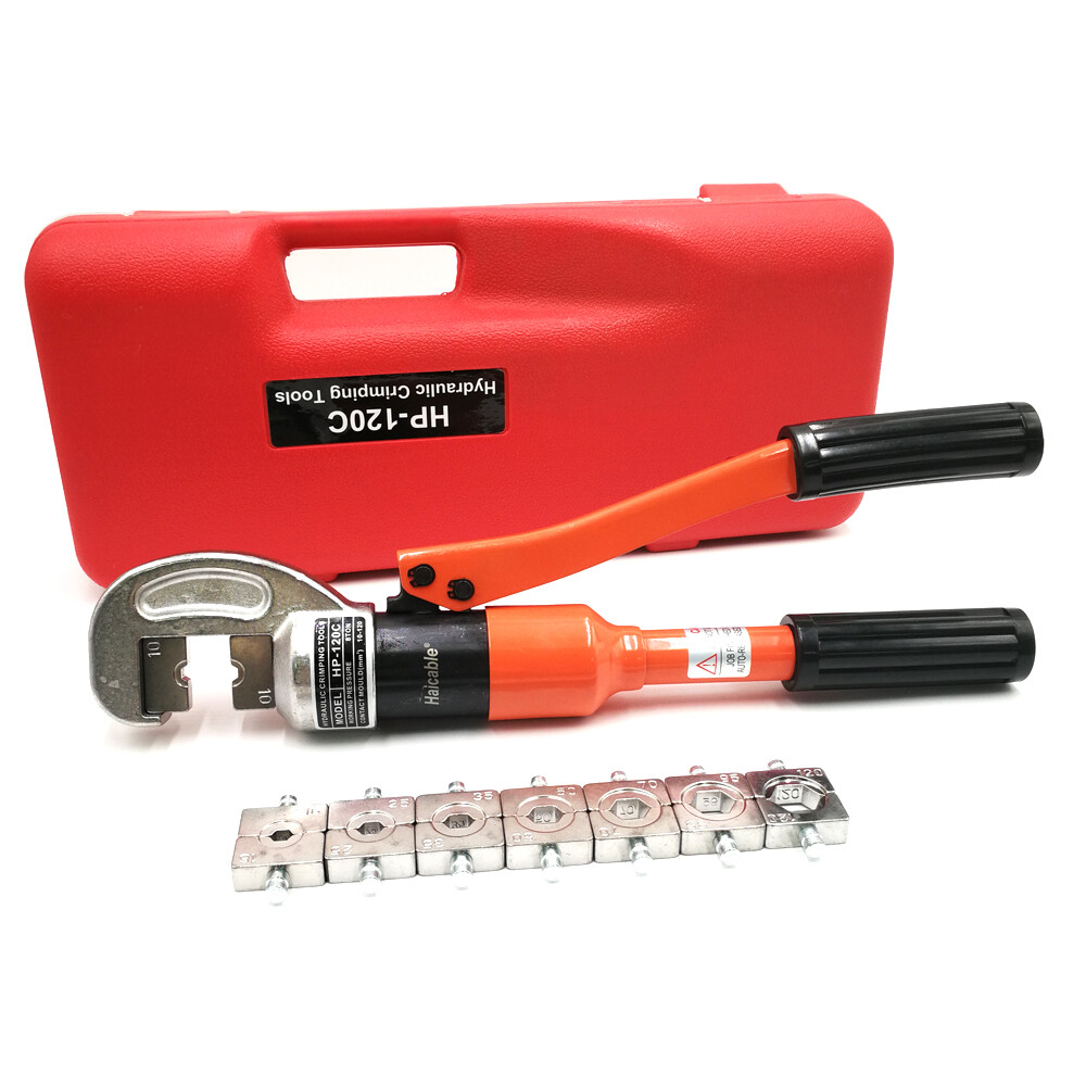 Outil de sertissage hydraulique pour connecteurs de câble 10-120mm² HP-120C