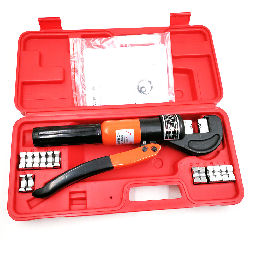 Outil de sertissage hydraulique pour connecteurs de câble 4-70mm² HP-70