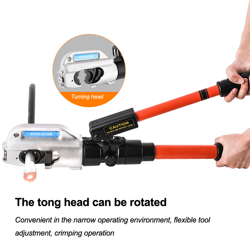 Outil de sertissage hydraulique pour connecteurs de câbles 50-400mm² CYO-510B