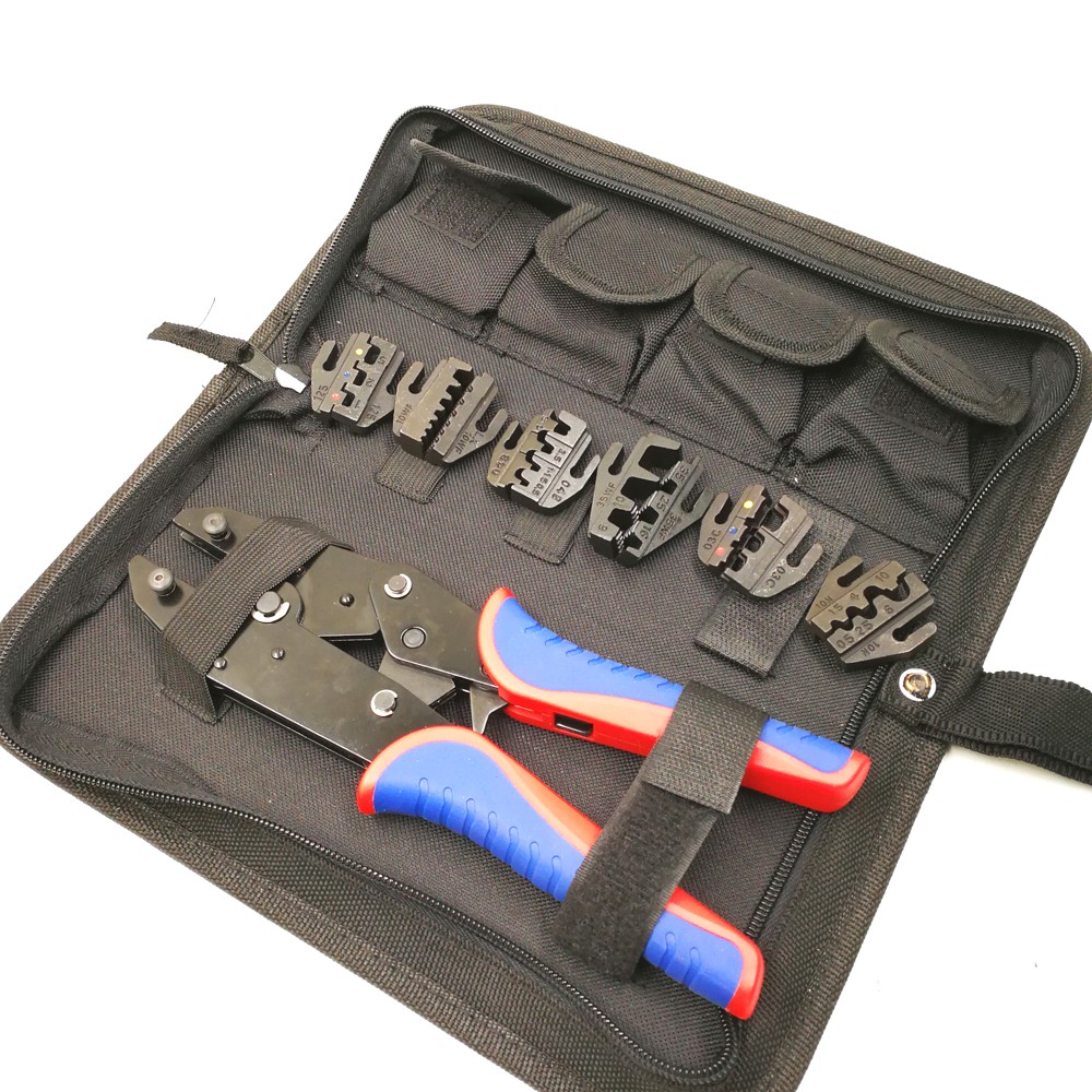 Jeu d'outils de sertissage KIT-03C avec matrices interchangeables