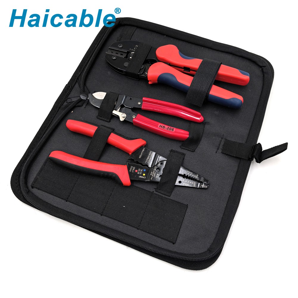 Jeux d'outils de sertissage MC4 2.5 4 & 6mm² pour panneaux solaires photovoltaïques LY-2546BS