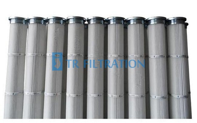 Top inlet cartridge dust collector