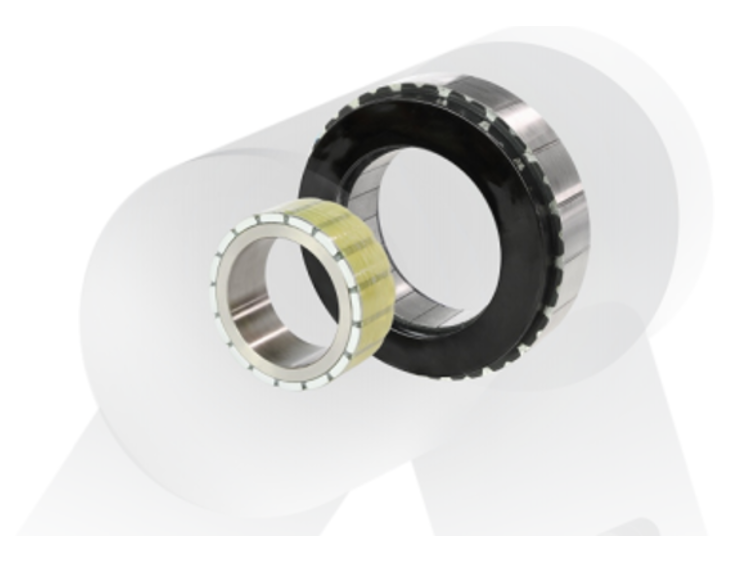 Moteur de couple sans cadre à rotor interne compact, léger et à haute densité de puissance