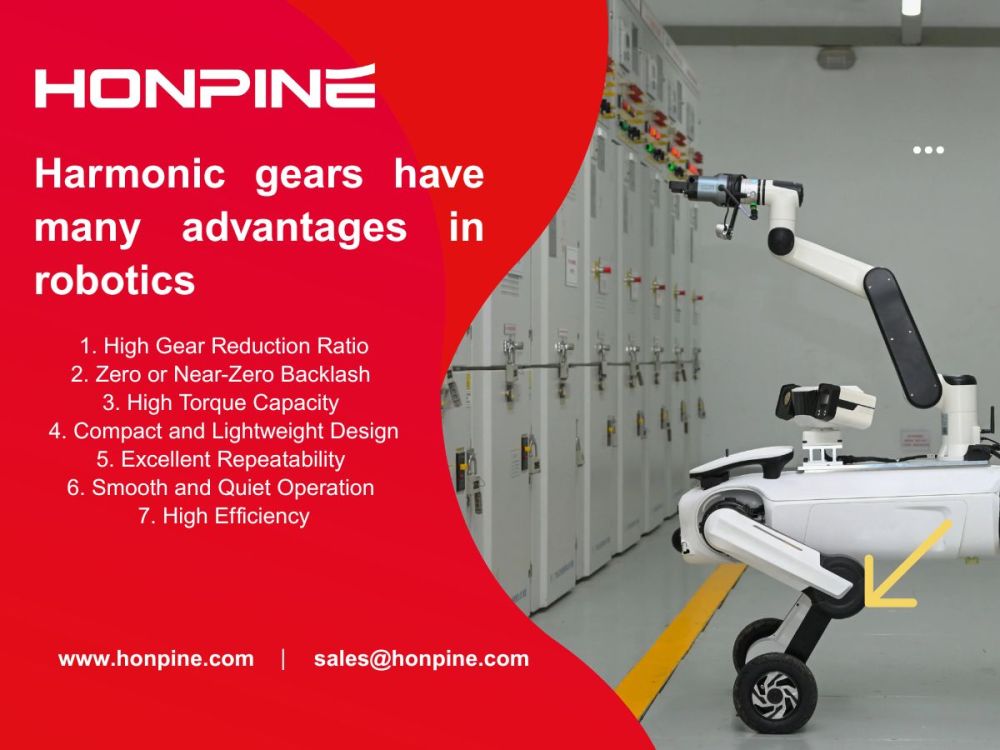 Avantages des engrenages harmoniques en robotique