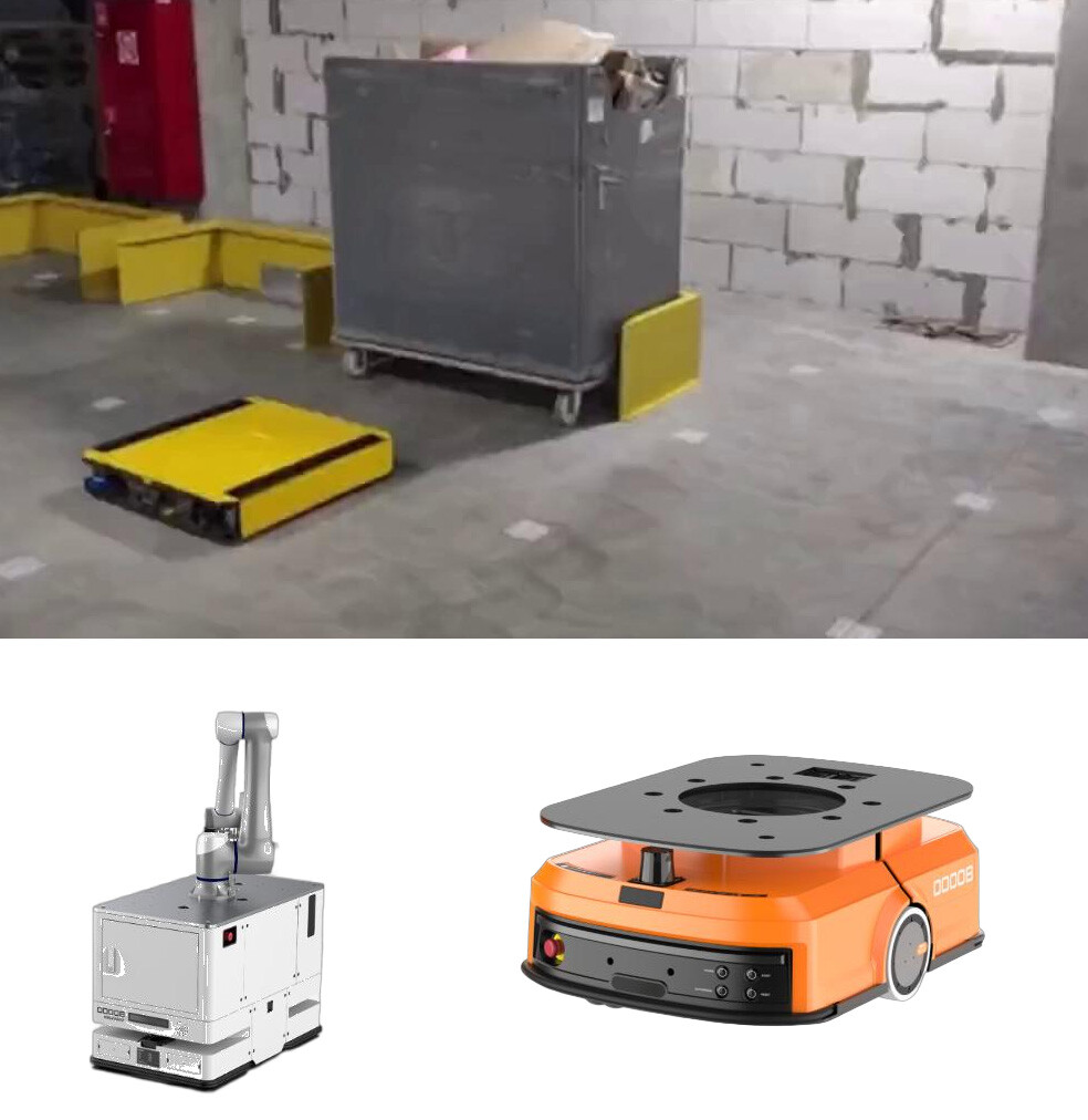 Entraînement harmonique creux Moteur de roue CC pour robot marcheur