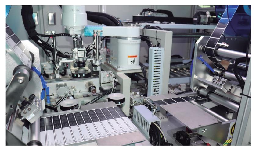 machine automatisée avec actionneur rotatif harmonique