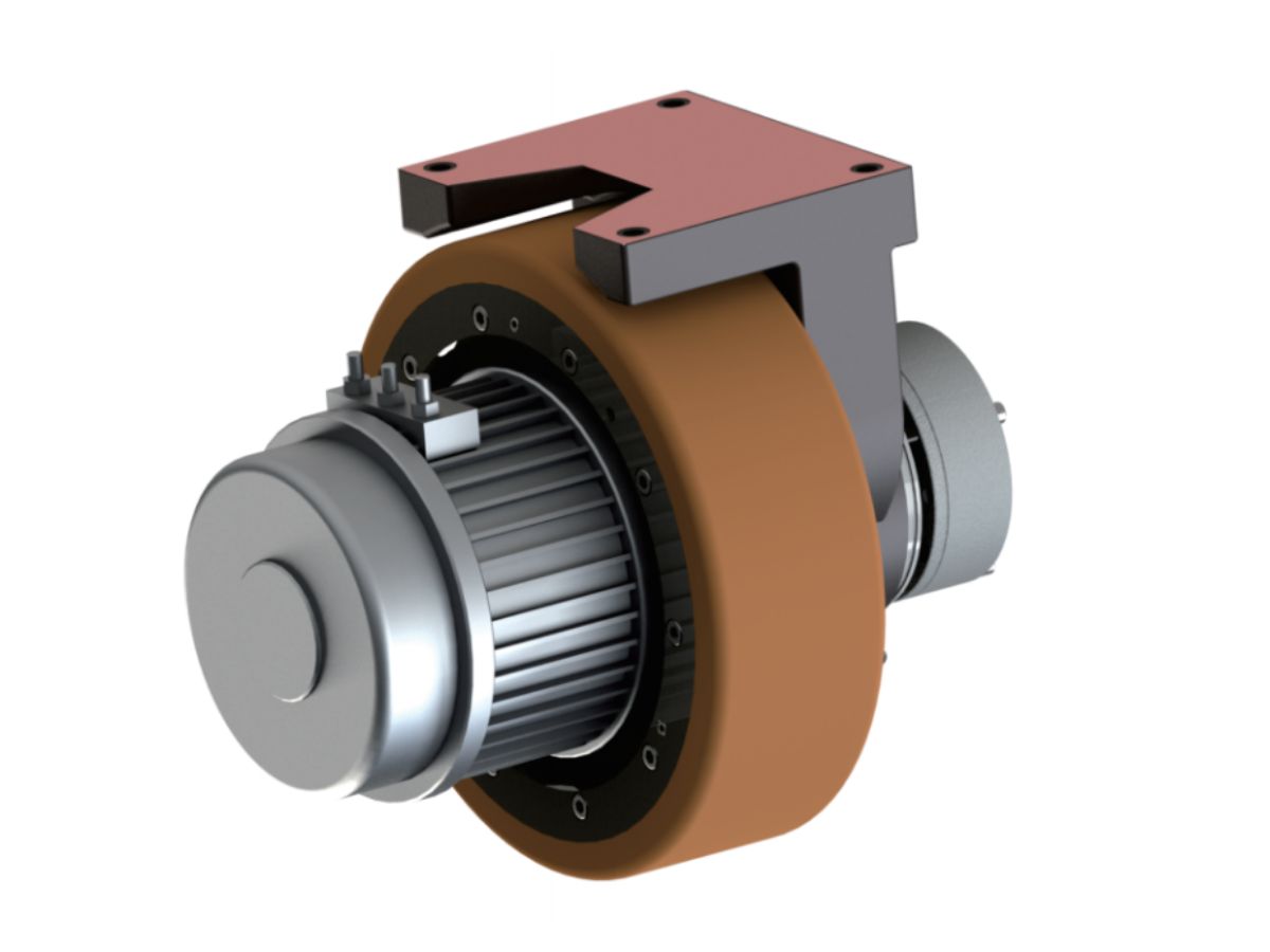 Moteur de roue mécatronique à entraînement horizontal Moteur de roue mécatronique à entraînement horizontal