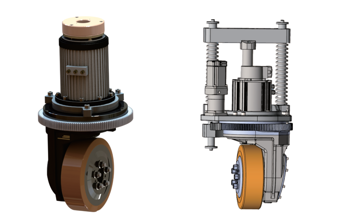360° rotation Roue directrice verticale extérieure 360° rotation Roue directrice verticale extérieure