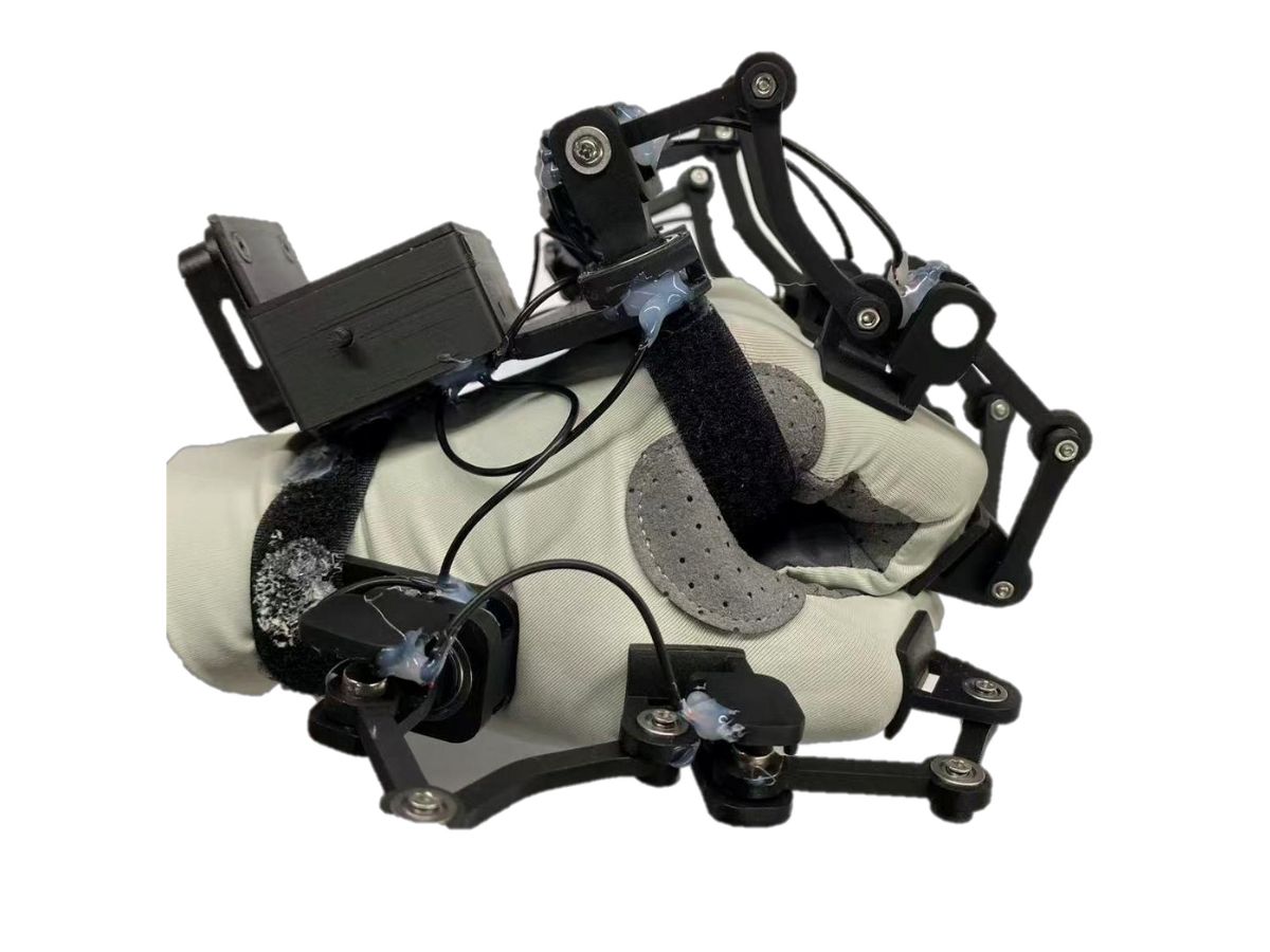 Gant exosquelette mécanique de téléopération haute précision